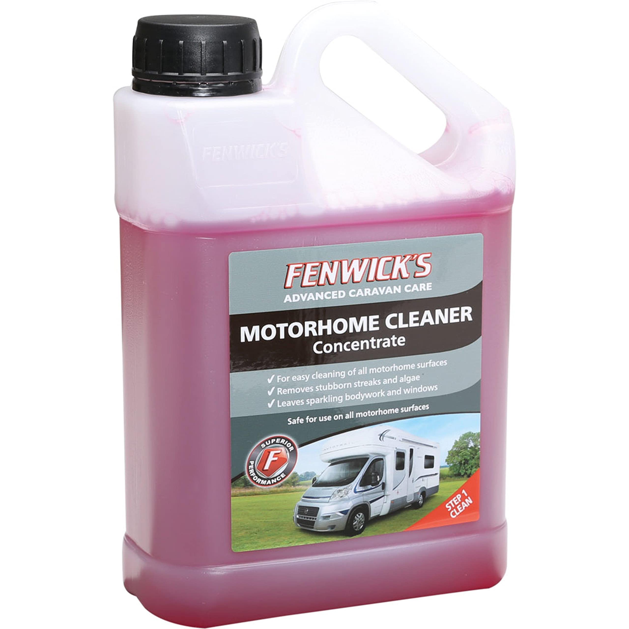 Fenwicks 304 Motorhome & RV Cleaner - 1 Liter Bottle - Removes Dirt, Grease & Stains - Ideal for Caravans, Campers & Travel Trailers