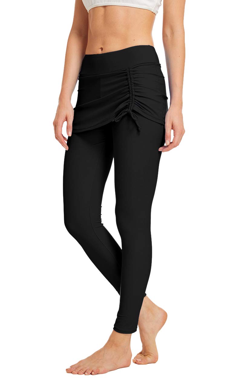 Seagoo Women's UV Protection Swim Skirt with Built-in Leggings - Quick Dry Swimwear for Beach, Pool & Water Aerobics