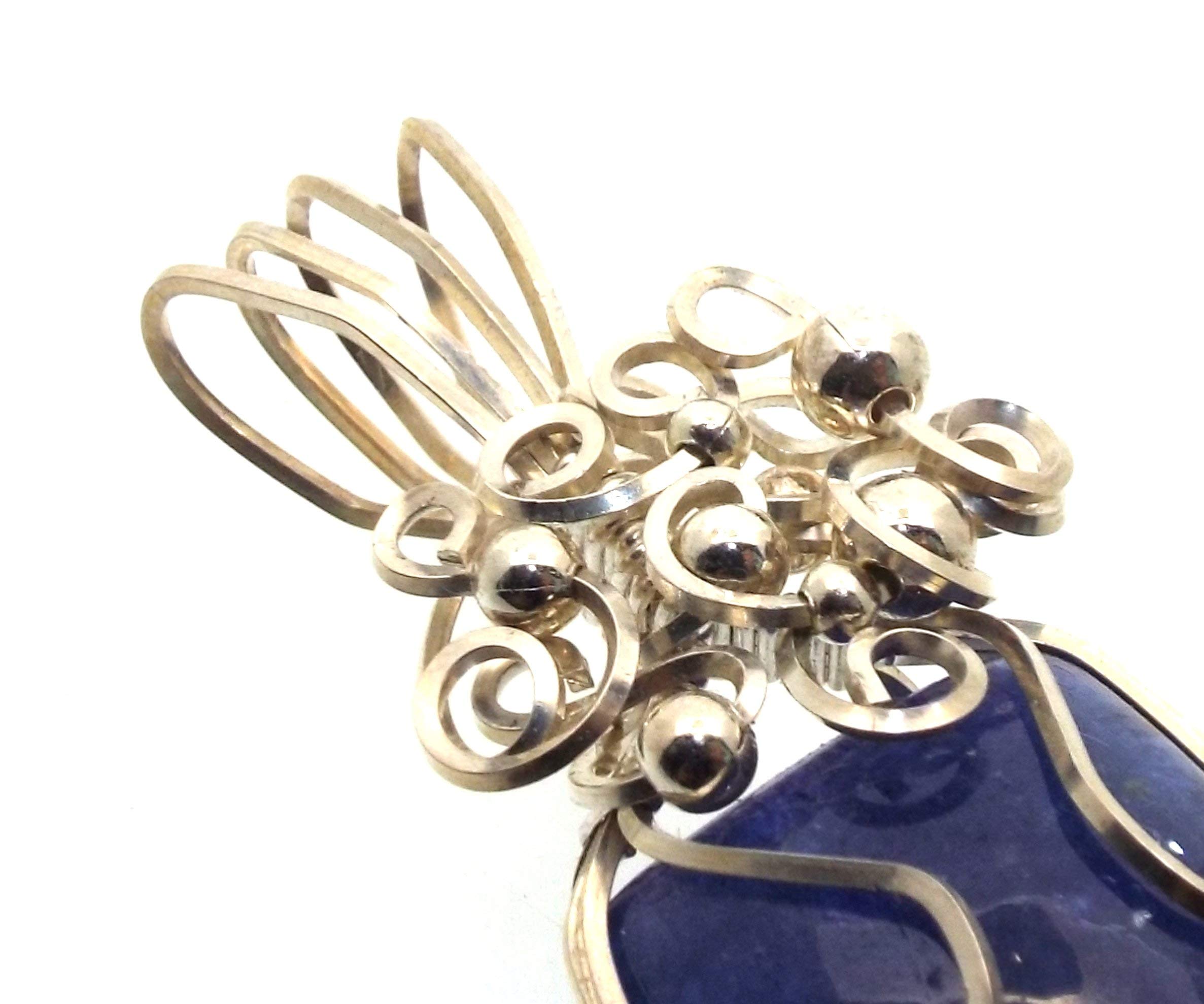 AAA Grade Tanzanite Gemstone Sterling Silver Wire Wrapped Pendant Necklace - Elegant Handmade Jewelry for Women, Gift for Her, Perfect for Weddings & Special Occasions