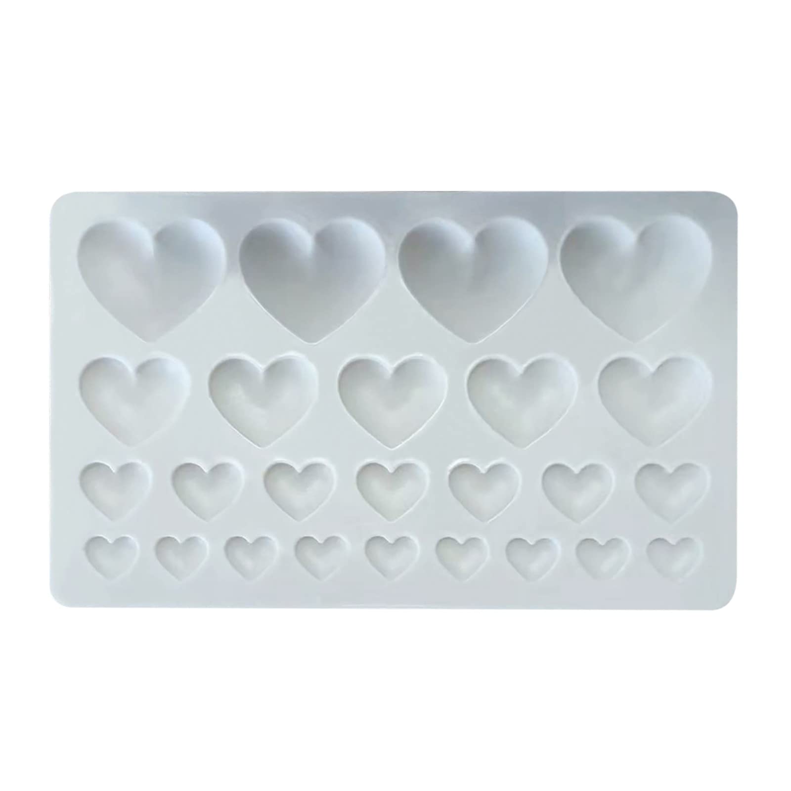 Mini Copper Baking Molds Set - Heart Shaped Fondant & Epoxy Resin Molds for Cake Decorating, DIY Clay Crafts, Aromatherapy Soap Making - Multipurpose Kitchen & Craft Tools (Multicolor, One Size) - Perfect for Valentine's Day, Birthday Parties & Home Baking Projects