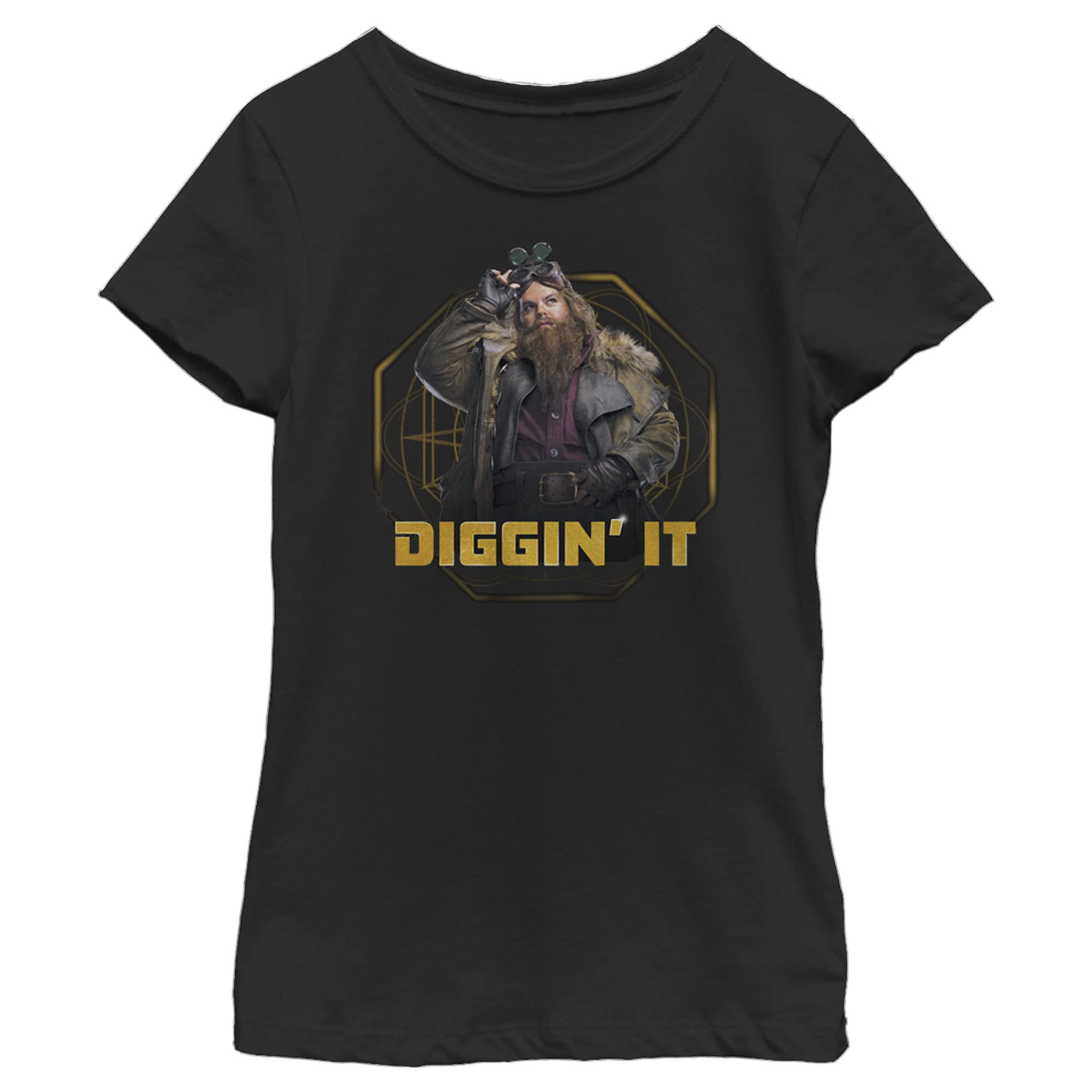 Disney Girls' Diggin It T-Shirt for Kids - Cute Cartoon Graphic Tee for Playdates, Birthday Parties & Disney Theme Outfits