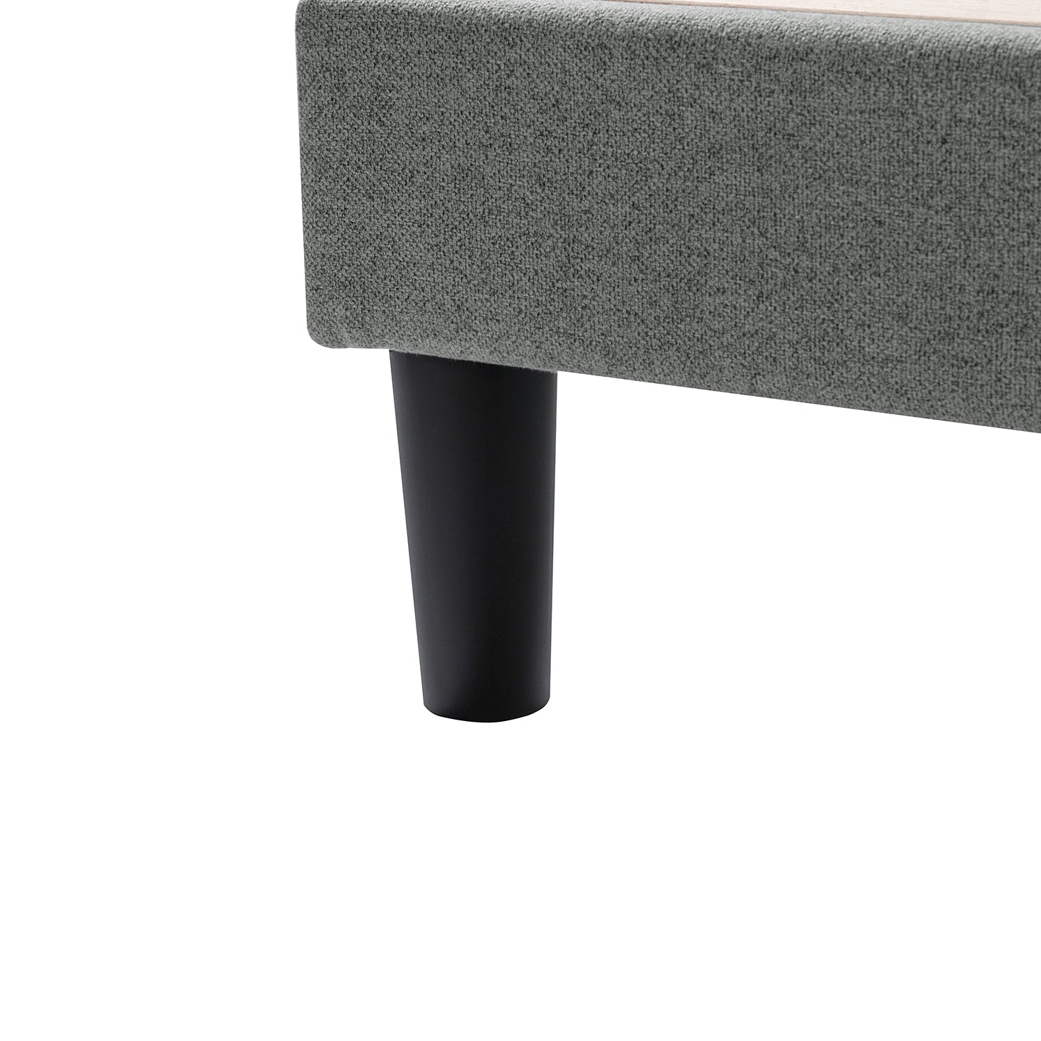 Baotist Upholstered Wingback Platform Bed Frame - Queen Size Modern Bedroom Furniture for Master Bedroom, Guest Room & Apartment