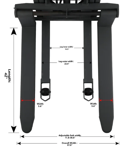 Apollolift A 3016 Electric Stacker - 118