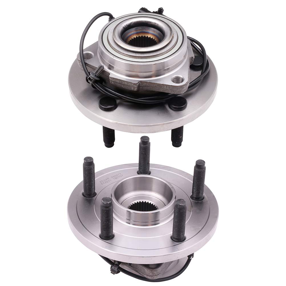 ROADFAR Front Wheel Bearing Hub Assembly Kit - Compatible with 2007-2009 Dodge Aspen & 2006-2009 Dodge Durango (Part# 513271, 2-Piece Set) - Durable Replacement for Smooth Ride & Off-Road Adventures