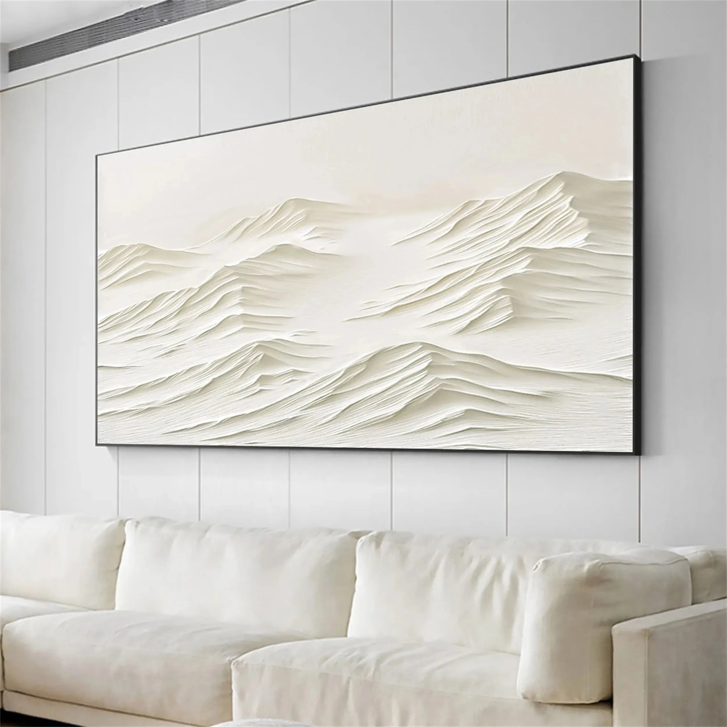 Minimalist Textured Plaster Art Painting - Modern Abstract Wall Decor for Living Room, Bedroom & Office | #MM252
