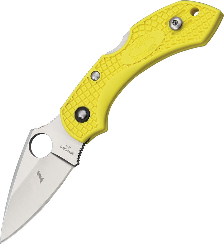 Spyderco Dragonfly 2 SALT Folding Knife - H1 Steel, Rust-Proof, Lightweight EDC Pocket Knife for Outdoor, Camping, and Everyday Carry