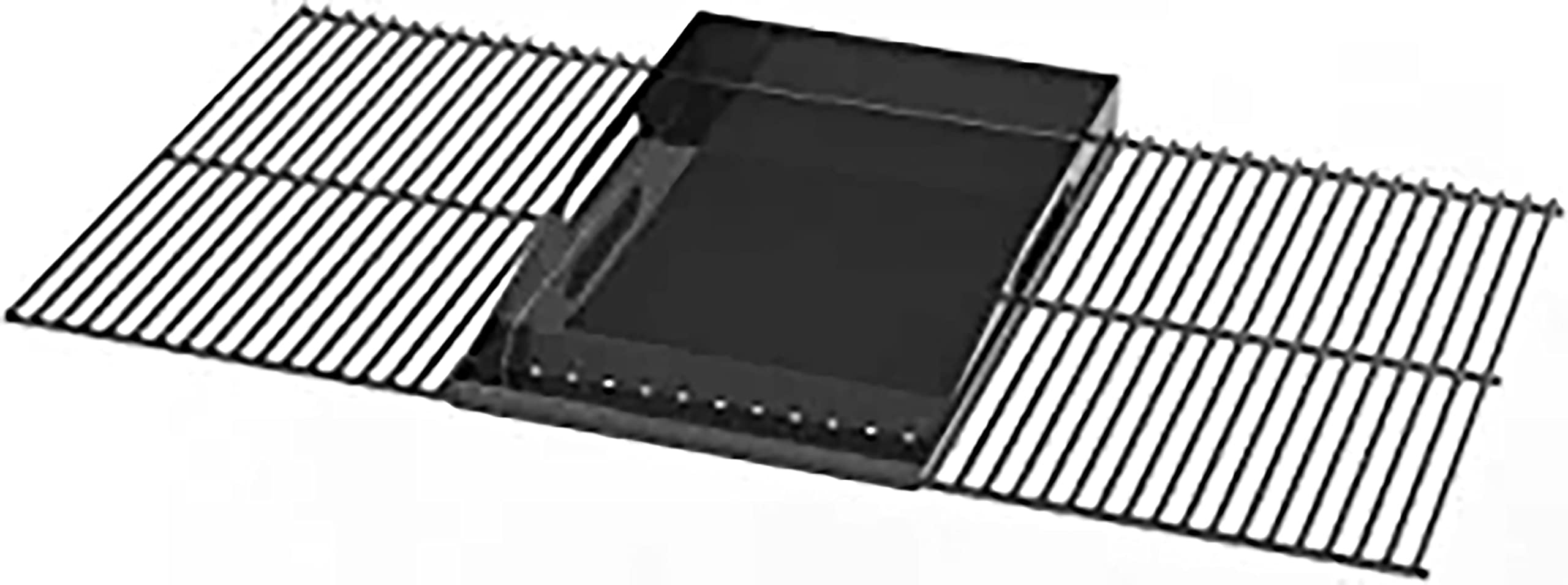 Pit Boss 40630 Ceramic Coated Cooking Grates Set - 1000 Series Griddle Insert for Gas Grills, Black | Durable BBQ Replacement Grates | Perfect for Outdoor Grilling, Backyard BBQs & Camping Cooking
