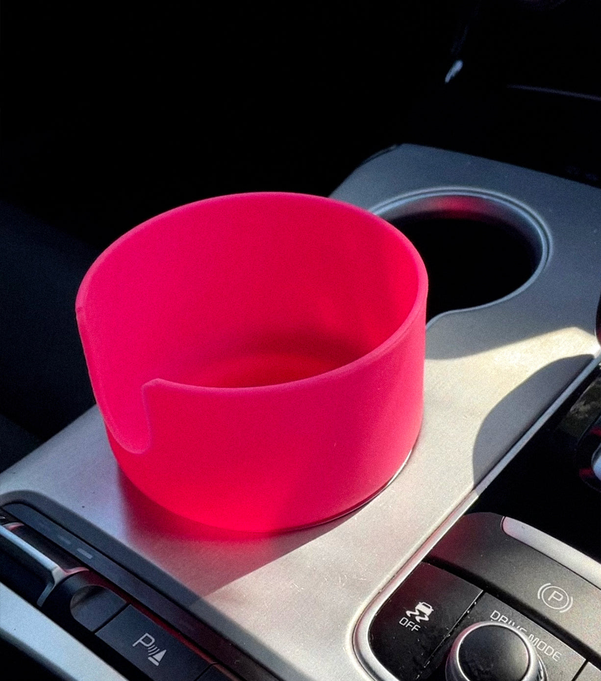 Universal Car Cup Holder Expander - Fits Most Vehicles, Extends & Stabilizes Large Cups & Bottles - Perfect for Travel, Commuting & Road Trips