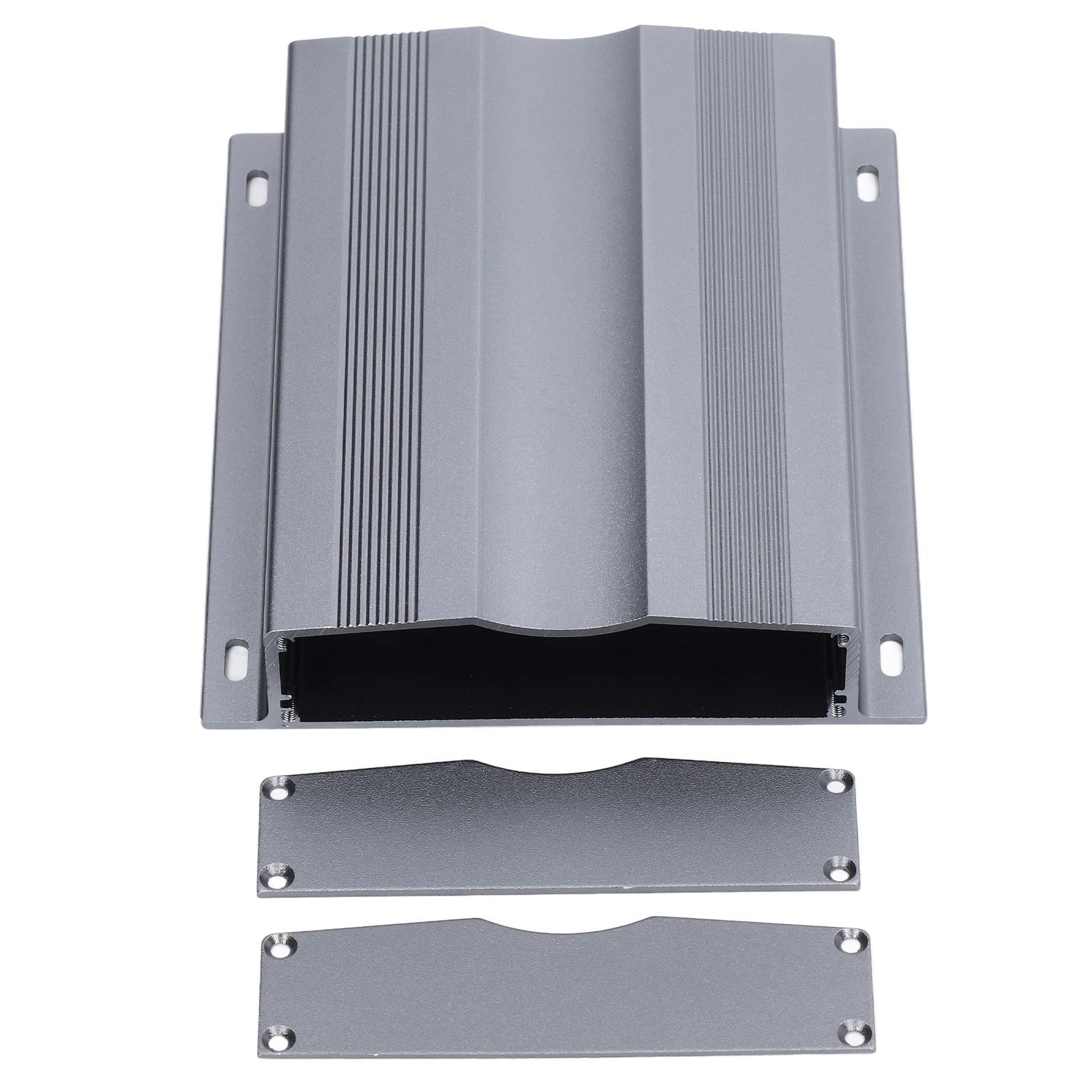 Aluminum Alloy Electrical Enclosure Box with Heat Dissipation for Circuit Board, GPS, Decoder & Power Amplifier - Durable Metal Case with Screws for Electronics Protection & DIY Projects
