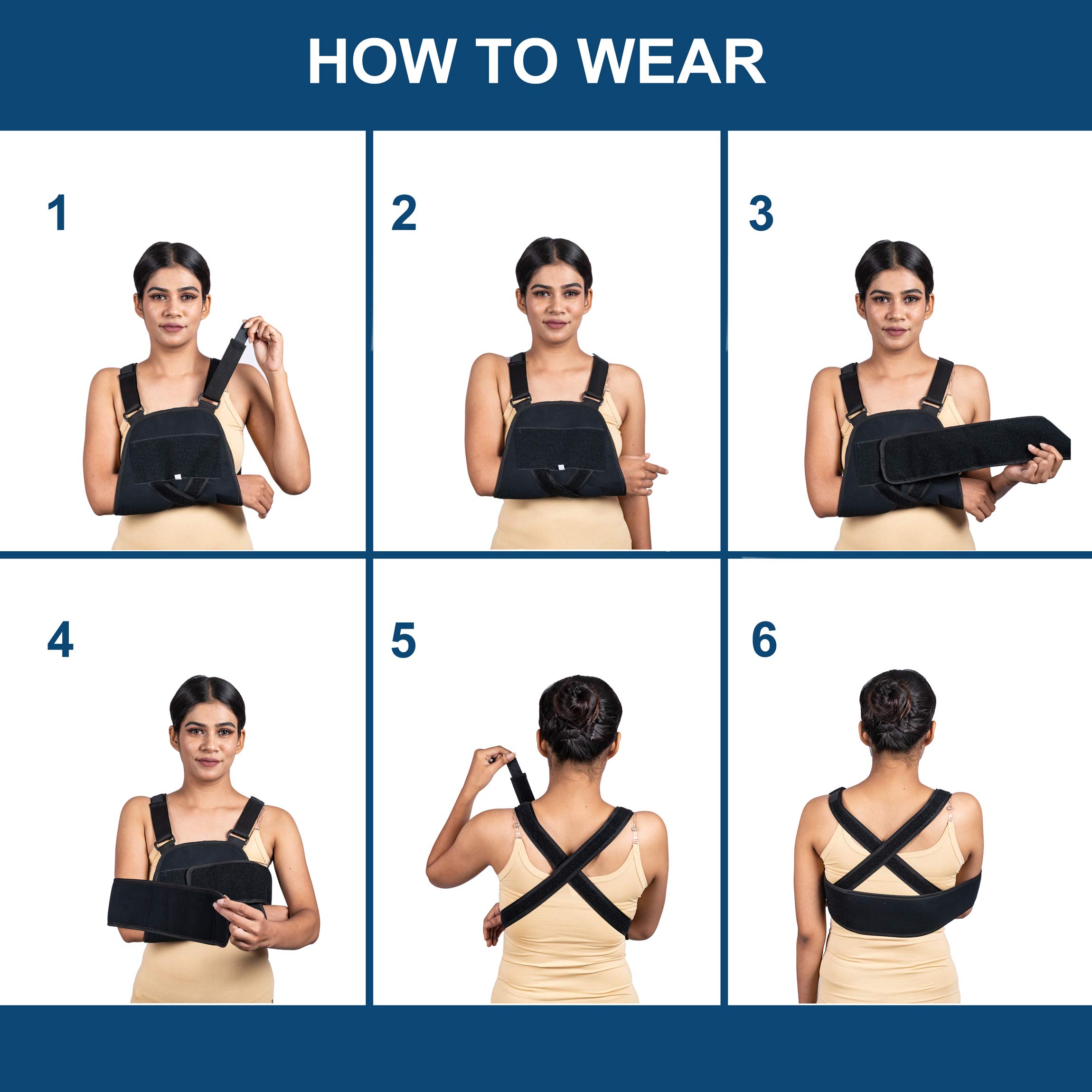 Best Adjustable Shoulder Sling & Arm Support Brace for Rotator Cuff Injury Recovery - Comfortable Shoulder Immobilizer for Men & Women - Ideal for Post-Surgery, Sports Injuries & Daily Pain Relief