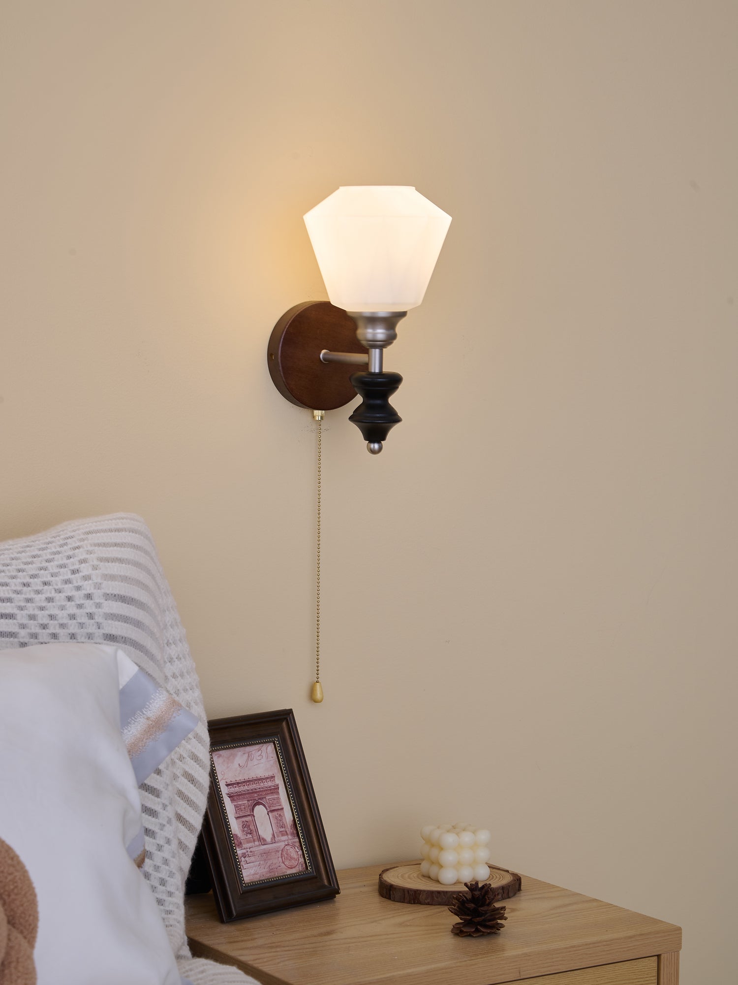 Lucille Wall Lamp - Modern LED Sconce Light for Bedroom, Living Room & Hallway - Energy Efficient Home Decor Lighting