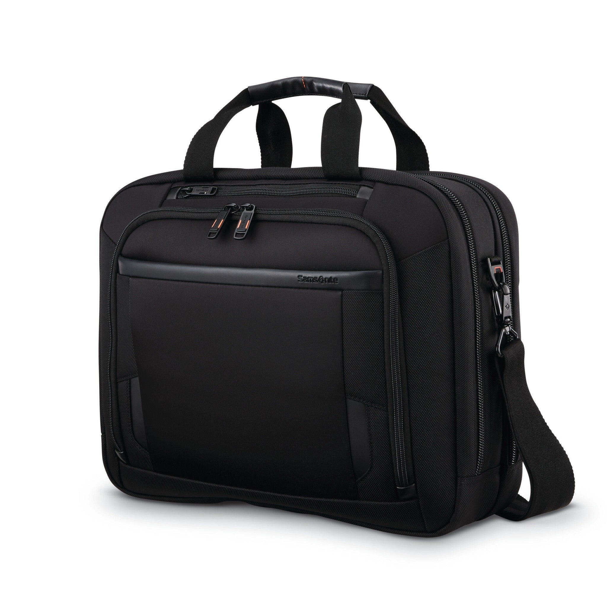 Samsonite Pro Double Compartment Business Briefcase - Professional Laptop Bag for Work & Travel | Perfect for Office, Business Trips & Daily Commute