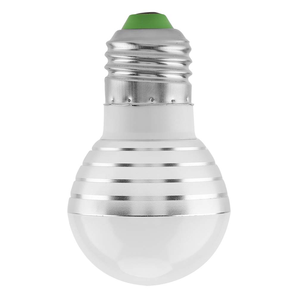 3W E27 RGBW LED Light Bulb - 16 Color Changing Smart Bulb with Remote Control for Home Lighting, Parties & Mood Lighting