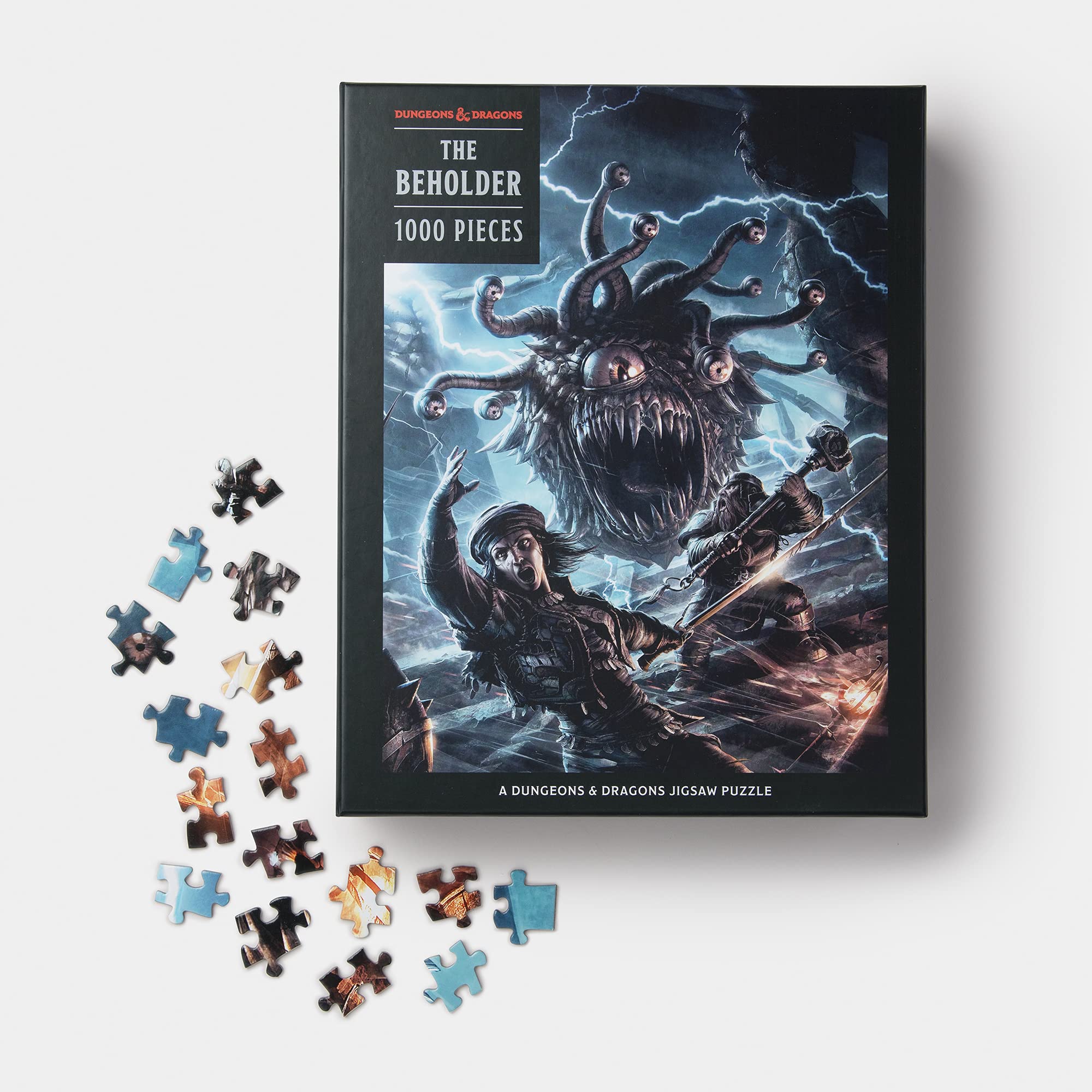 The Beholder Puzzle: Dungeons & Dragons Jigsaw Puzzle for Adults - 1000 Piece Fantasy Board Game Puzzle for D&D Fans, Game Nights & Home Decor