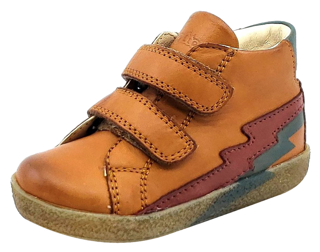 Falcotto Cayden Boys Casual Shoes in Cognac Brown - Comfortable & Stylish for School, Play & Everyday Wear