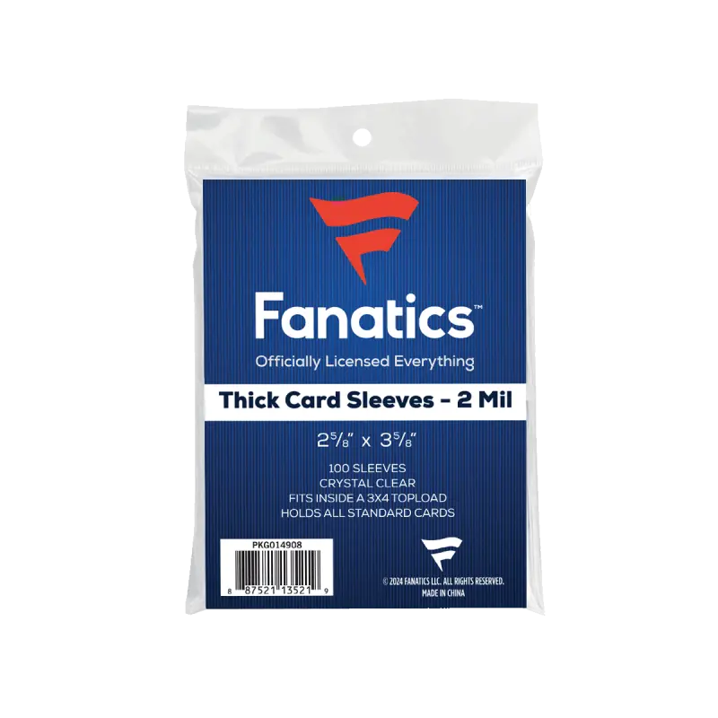 Premium Fanatics Card Sleeves for Thick Trading Cards - Perfect for MTG, Pokemon & Sports Card Protection & Storage