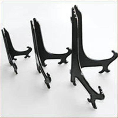 Black Plastic Easels - 5 Pack | Durable Display Stands for Art, Photos & Signs | Perfect for Artists, Classrooms & Home Decor