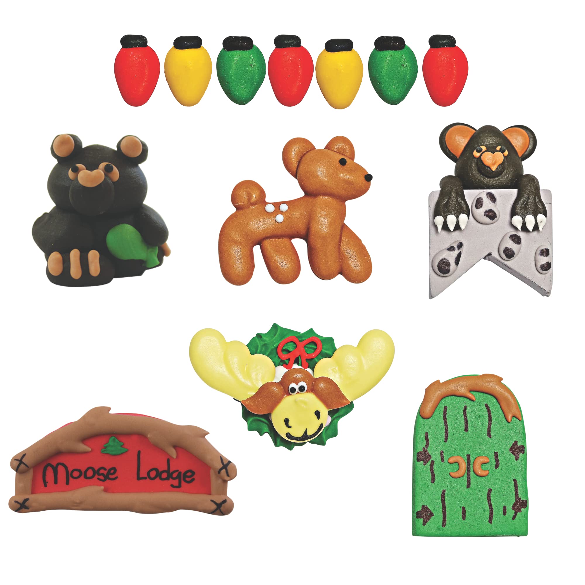 Christmas Gingerbread House Kit for Kids - Bakery Bling™ Moose Lodge DIY Baking Set with Pre-Baked House, Quick-Dry Icing, Glittery Sugar & Edible Decorations | Fun Holiday Activity for Family Baking & Christmas Party Decor