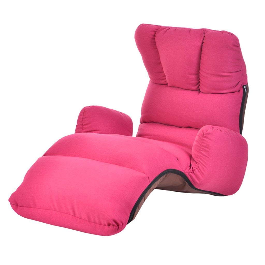 Foldable Lazy Sofa Chair - Convertible Single Sofa Bed for Small Spaces, Balcony, Living Room & Guest Room - Comfortable Lounge Chair for Relaxing, Reading & Napping
