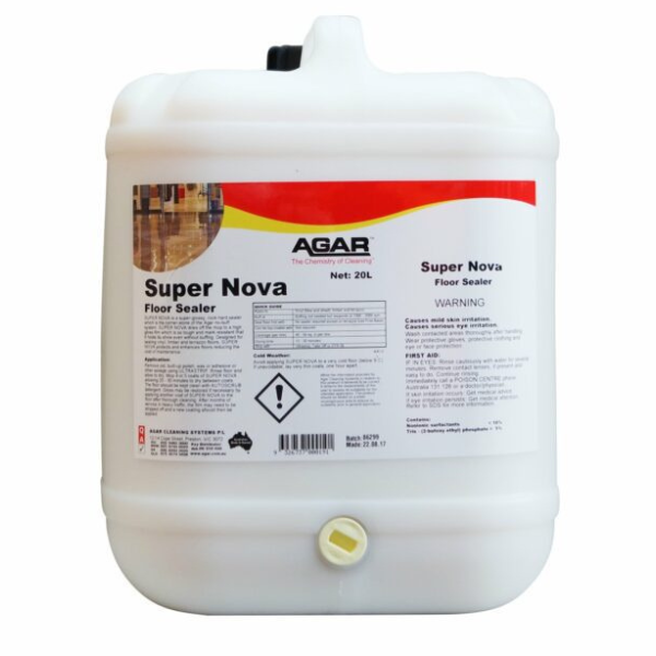 Premium Agar Super Nova Floor Sealer - High-Performance Protective Coating for Hardwood, Concrete & Tile Floors - Ideal for Homes, Offices & Commercial Spaces