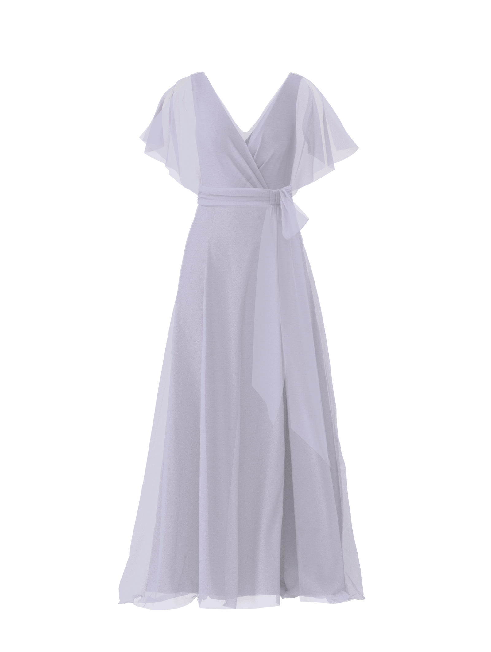 Ava Bodice & Arabella Skirt Set with Sash Belt in Lilac - Perfect for Weddings, Prom, and Formal Events