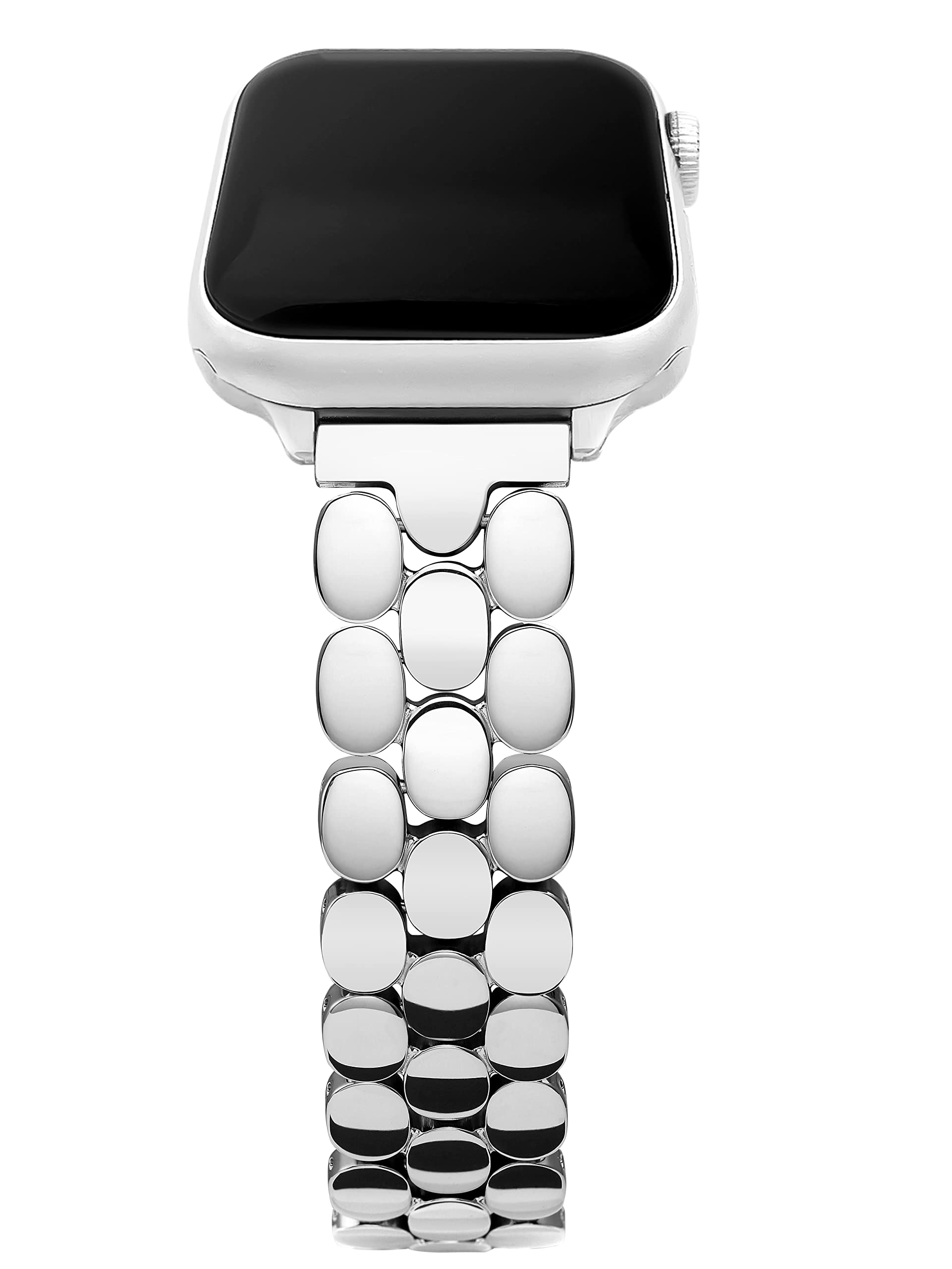 Stylish & Comfortable Apple Watch Bands for Women - Compatible with 38mm/40mm/41mm/42mm/44mm/45mm/46mm/49mm Models (Series 1-10 & SE) - Gold, Silver & Rose Gold Options - Perfect for Workouts, Office Wear & Everyday Fashion