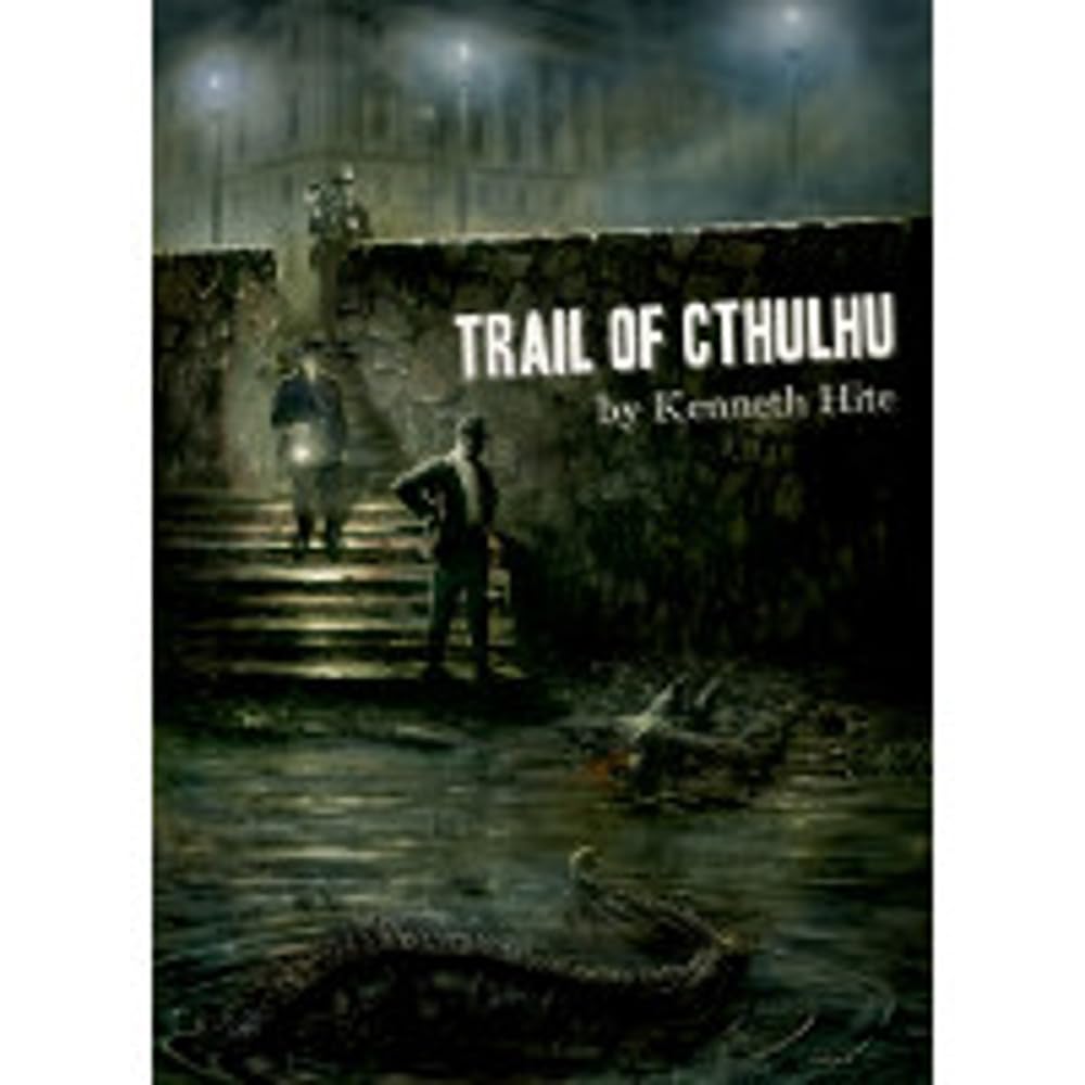 Pelgrane Press Trail of Cthulhu - Investigative Horror RPG Game | Lovecraftian Tabletop Adventure for Mystery & Horror Fans | Perfect for Game Nights & Cthulhu Mythos Enthusiasts
