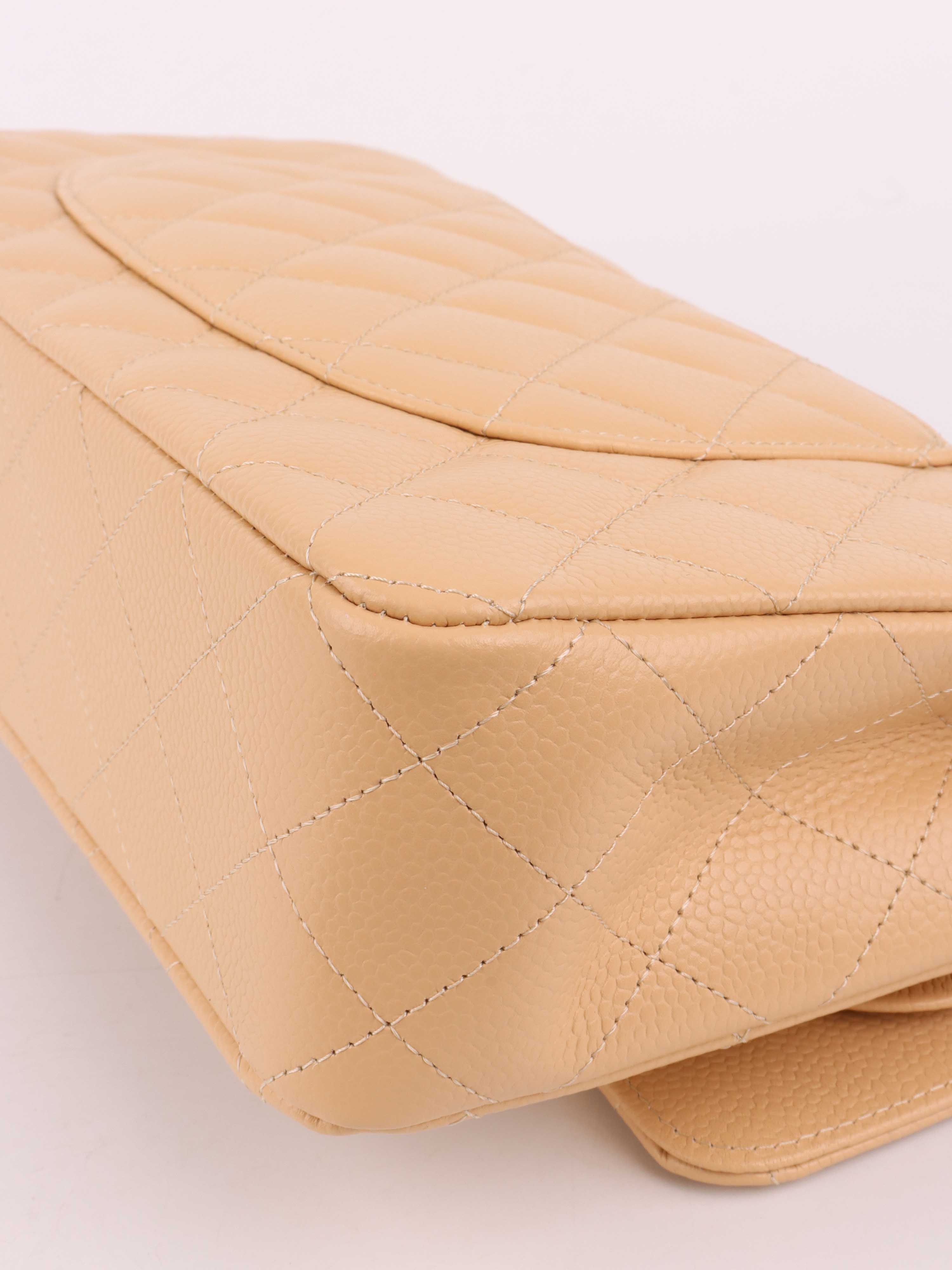 Chanel Beige Medium Classic Flap Bag - Timeless Luxury Handbag for Women | Perfect for Work, Evening Events & Special Occasions
