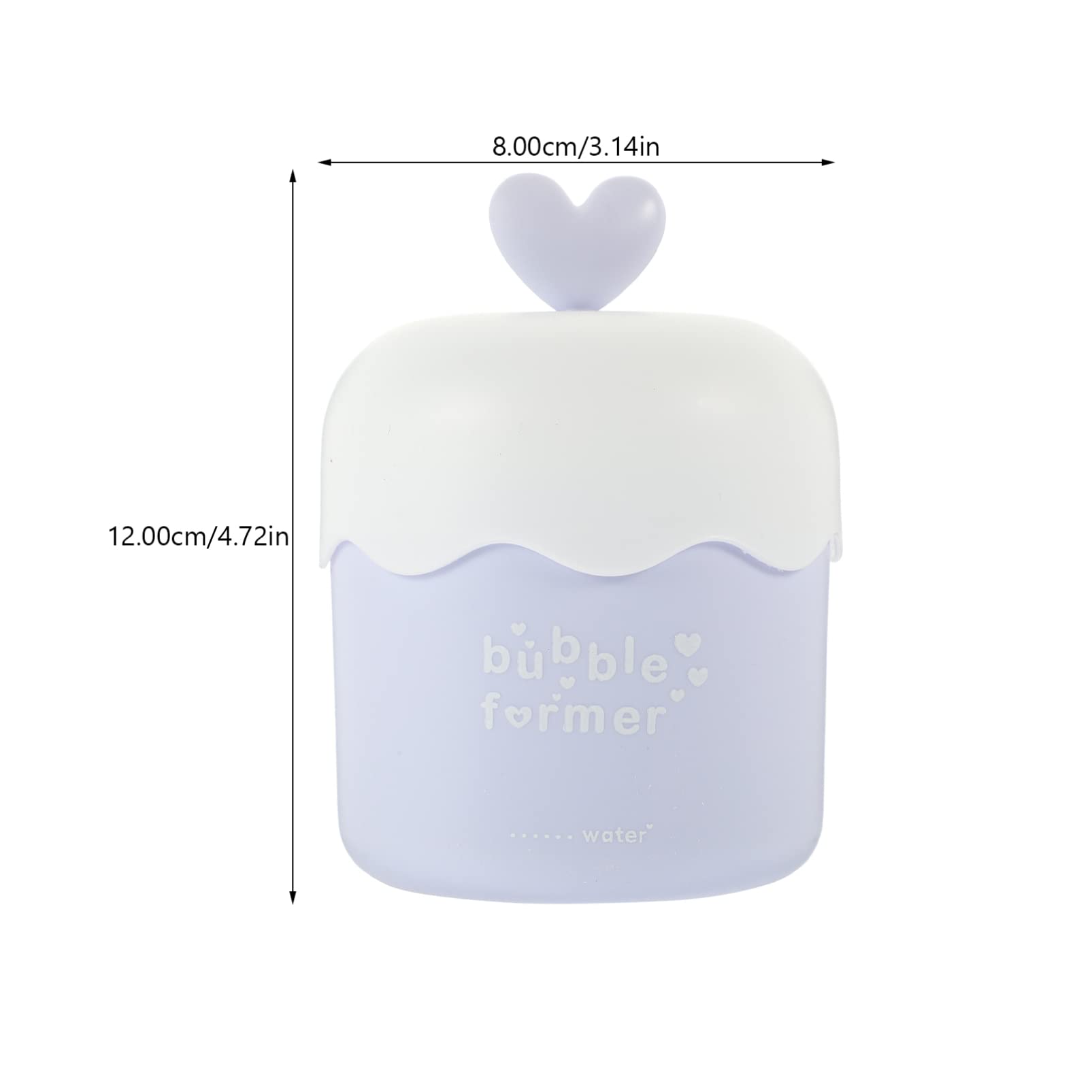 Angoily Foam Shower Gel 2-Pack | Facial Cleansing Foam Maker for Bubble Skin Care | Sky-Blue Face Wash Foamer Tool | Perfect for Daily Skincare Routine & Spa-Like Bath Experience