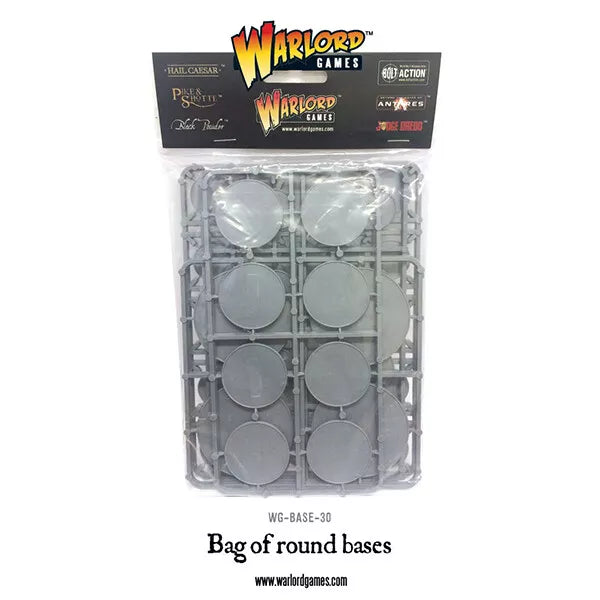 Mixed Round Bases for Miniatures & Tabletop Games - Perfect for War Gaming, Dioramas & Craft Projects