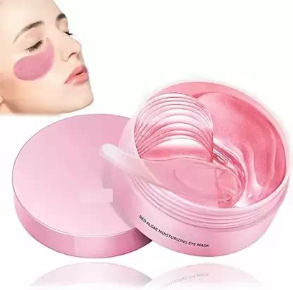 Pink Eye Care Eye Patch Mask for Men & Women - Soothing Relief for Dry Eyes, Allergies & Fatigue - Perfect for Travel, Work & Sleep
