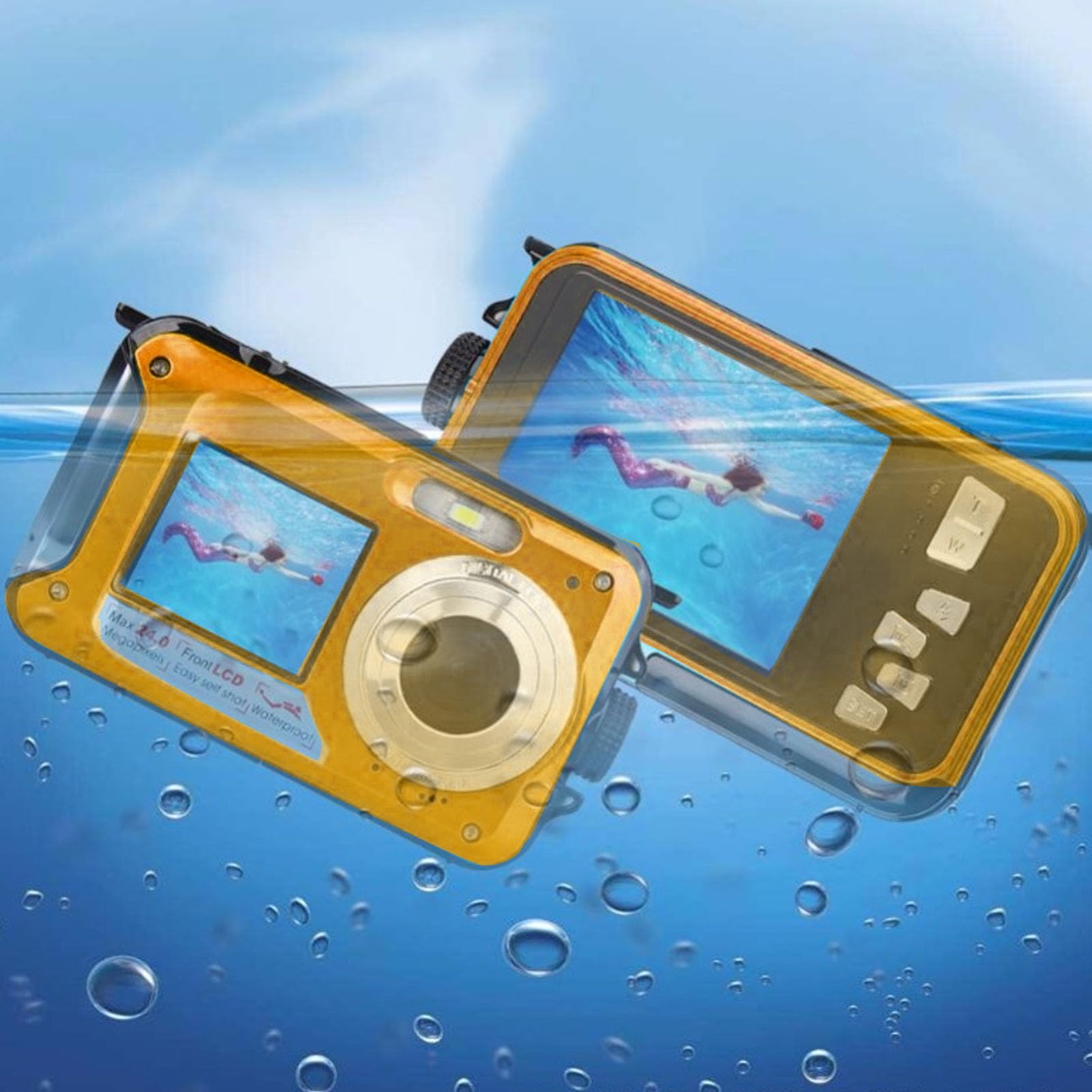 4K Waterproof Digital Camera with 2.8