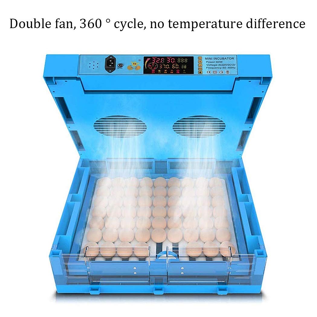 Automatic Egg Incubator with Turning & Humidity Control - 256 Egg Capacity for Chicken, Duck, Dove & Quail - Large Poultry Hatcher with Smart Display - Perfect for Farm, Backyard & Homestead Use
