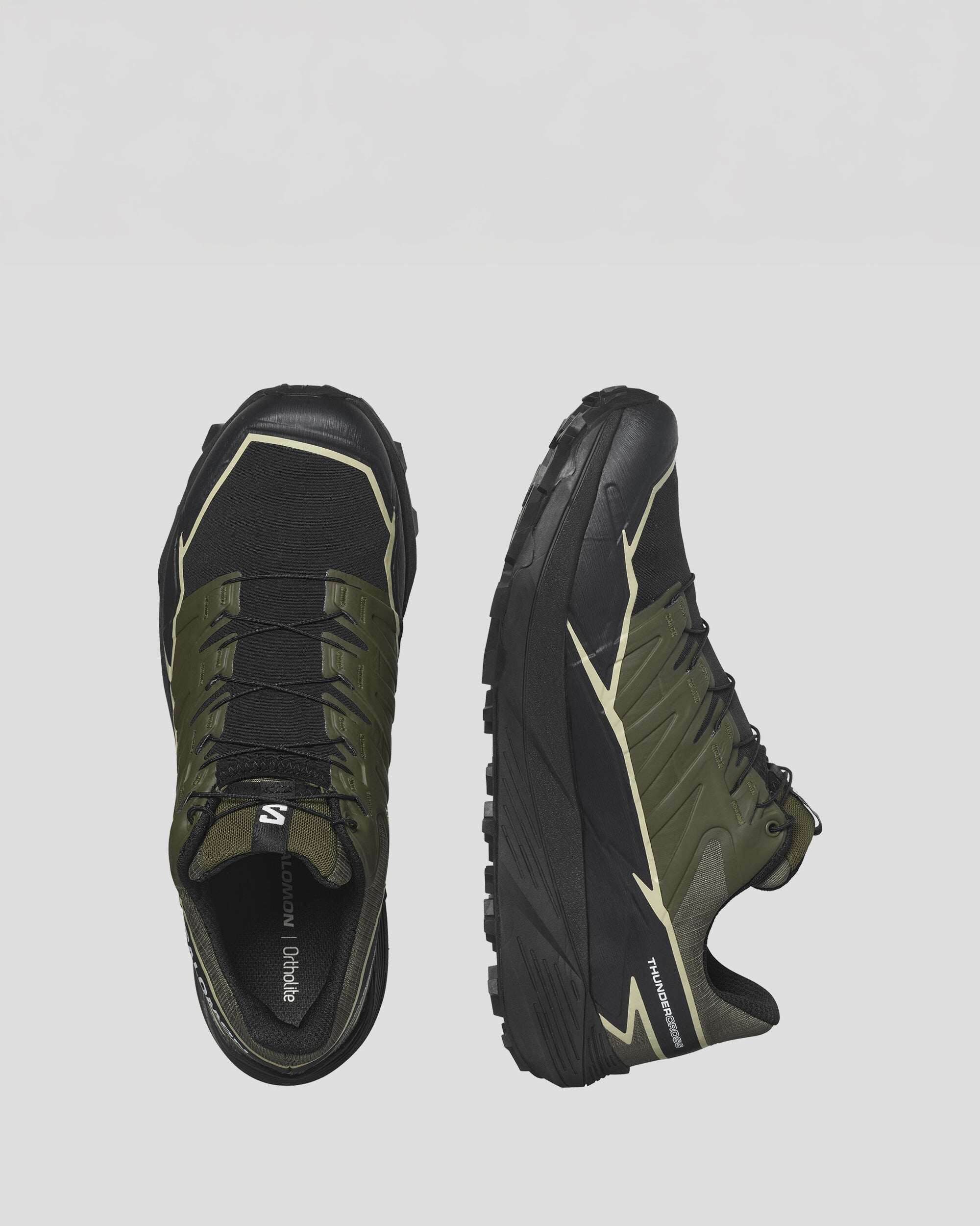 Men's Thundercross Gore-Tex Waterproof Hiking Boots - Olive Night/Black/Alfalfa Colors - Perfect for Outdoor Adventures & Trail Running