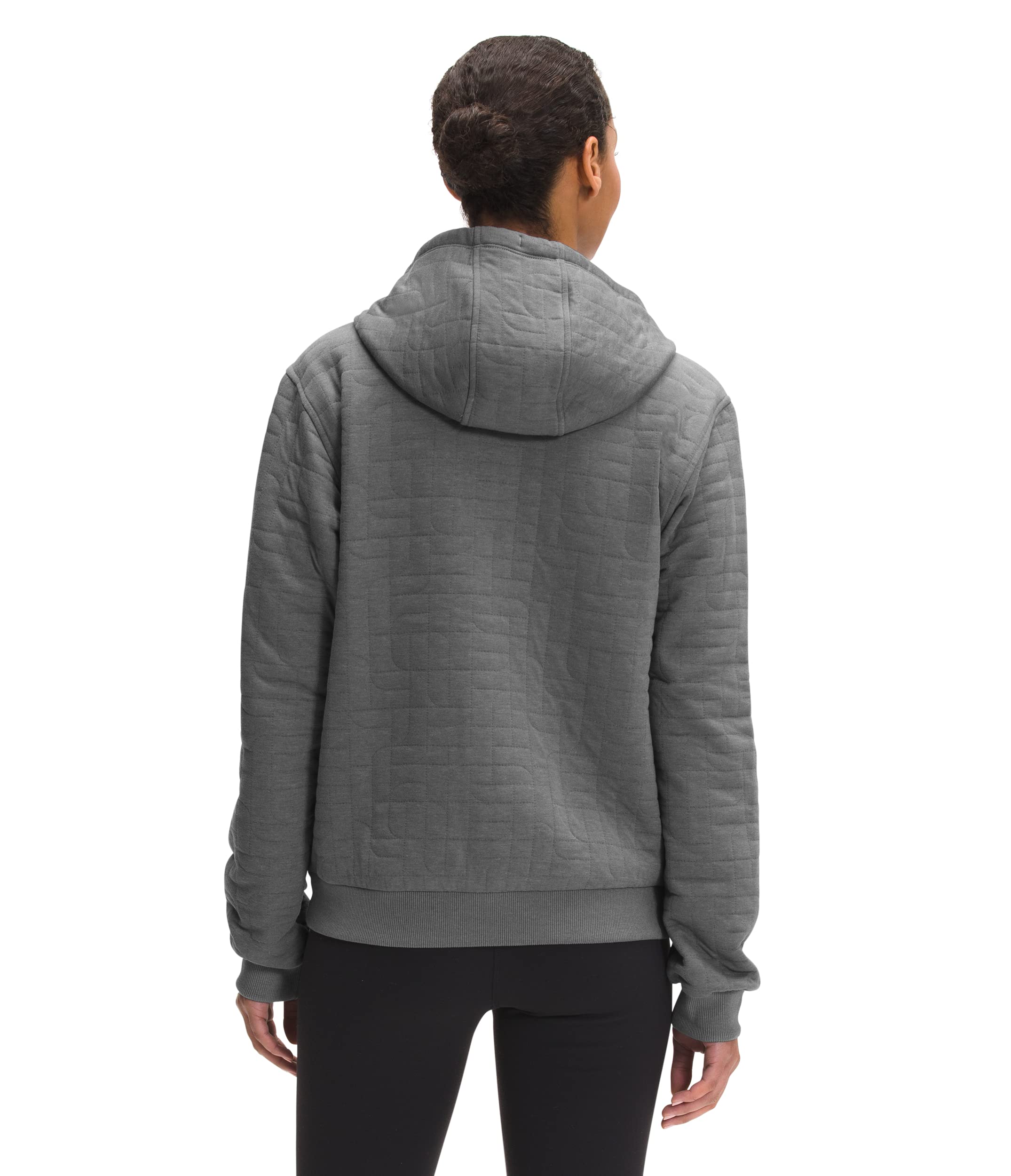 The North Face Longs Peak Quilted Full Zip Hoodie for Men & Women - Lightweight Insulated Jacket for Hiking, Camping & Outdoor Adventures