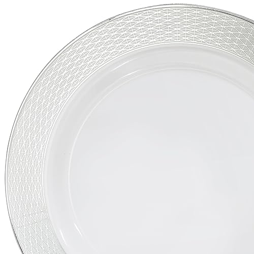 Diamond in White & Silver