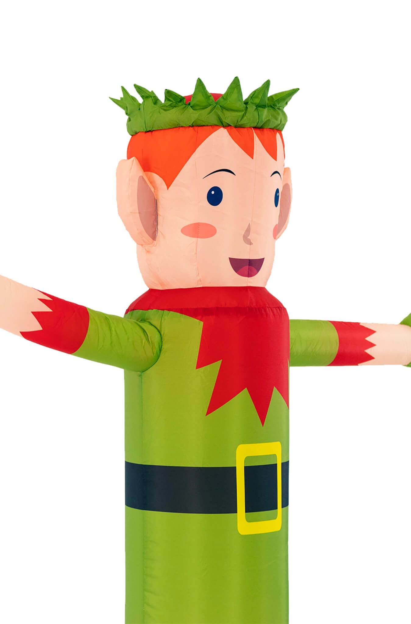 LookOurWay 6ft Inflatable Air Waver Tube Man with Blower - Flapping Waving Arm Elf Air Dancer for Christmas & Holidays - Outdoor Advertising Business Sign - Perfect for Storefronts, Car Dealerships & Seasonal Events