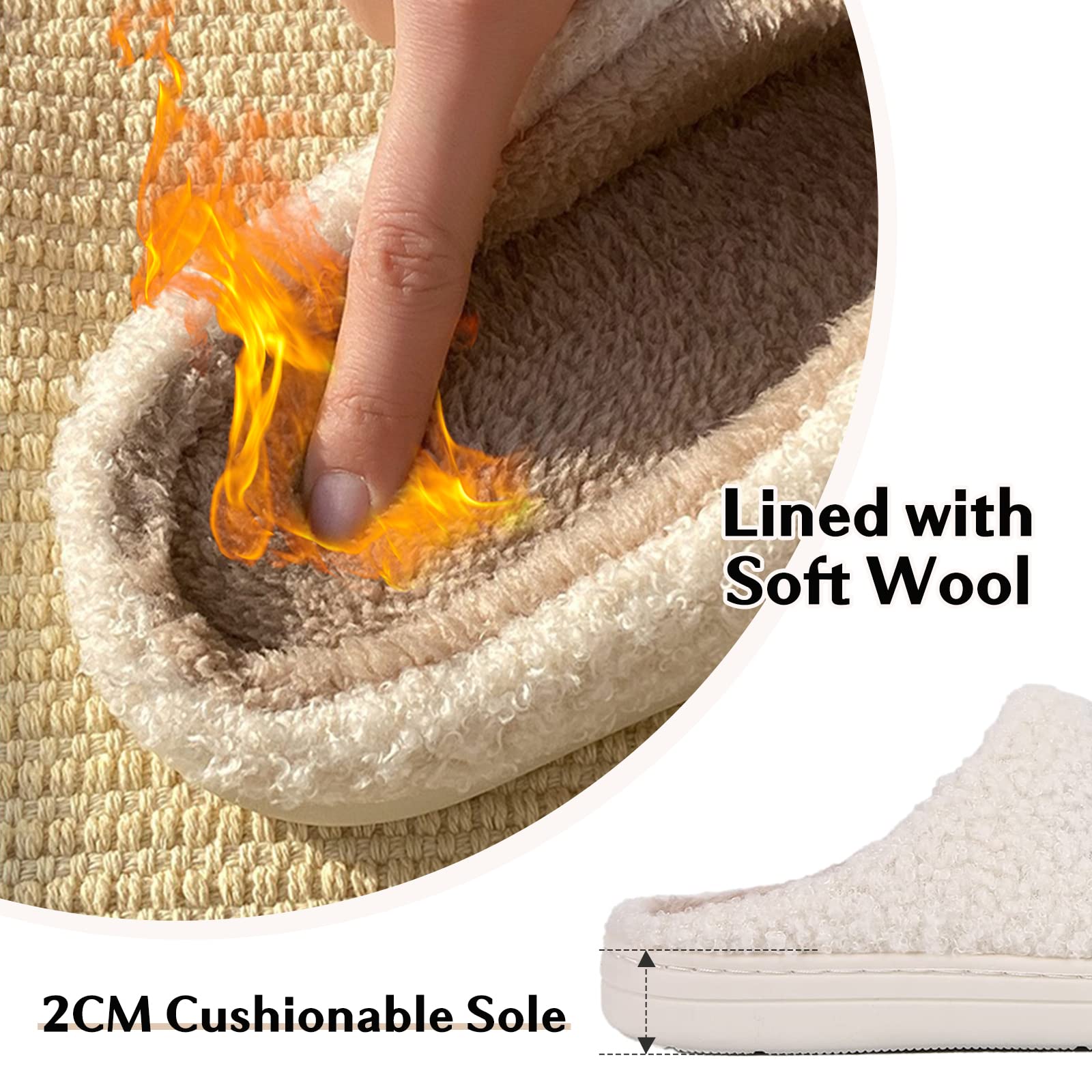 Women's Smile Face Slippers - Soft Plush Retro Preppy Happy Face Slip-On Slippers for Indoor & Outdoor Use | Cozy House Shoes for Lounge, Dorm, Beach & Casual Wear