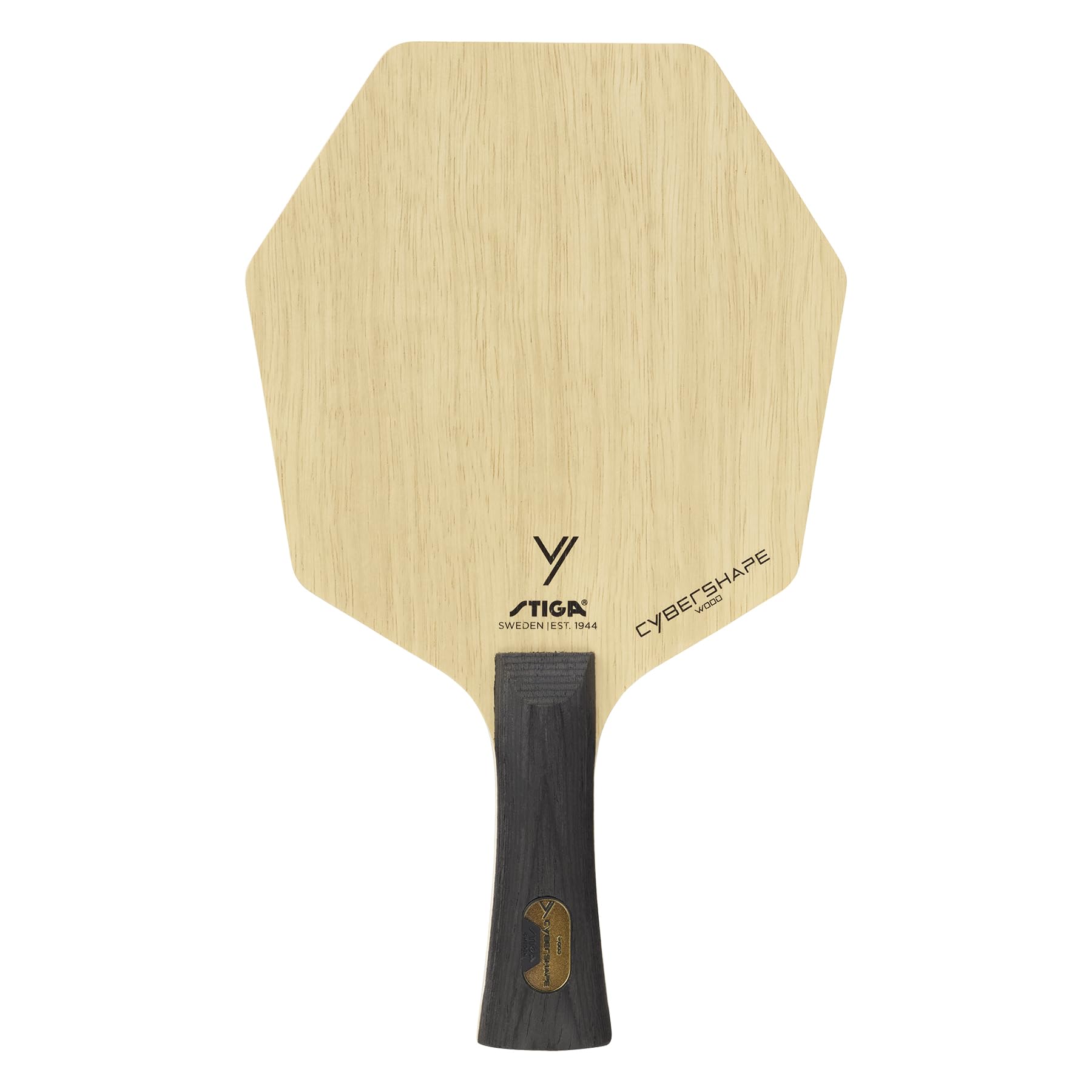 Stiga Cybershape Wood Table Tennis Racket | Premium Carbon Blade for Offensive Play with Superior Control & Enhanced Grip | Perfect for Tournament & Training Sessions