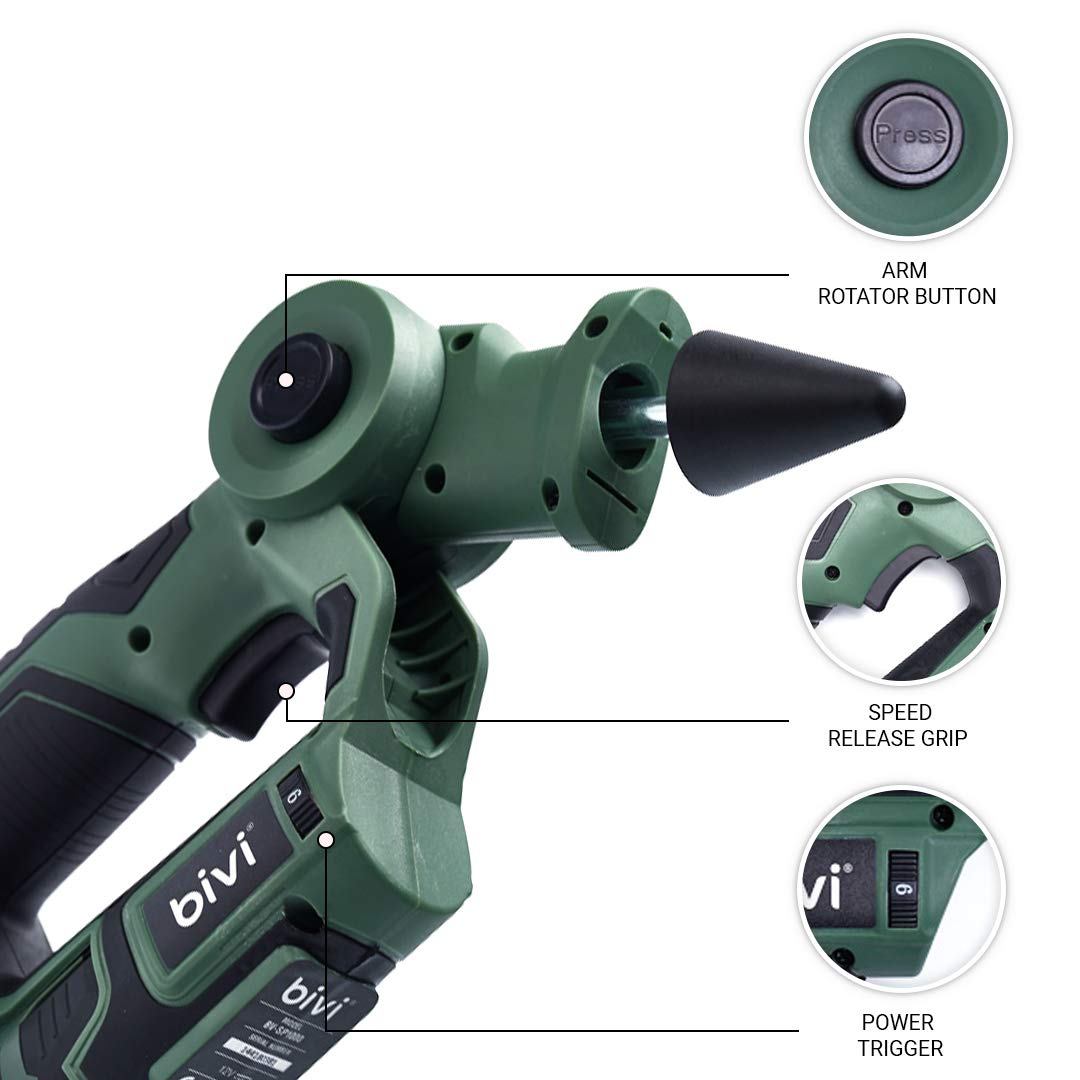 BIVI Deep Tissue Massage Gun - Handheld Percussion Massager for Muscle Recovery, Trigger Point Relief & Sports Therapy - Perfect for Athletes, Gym Workouts & Post-Exercise Recovery