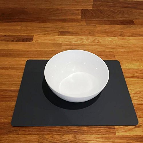 Premium Graphite Grey Rectangular Placemats Set of 8 - Large Size for Dining Table - Perfect for Everyday Meals, Dinner Parties & Holiday Gatherings