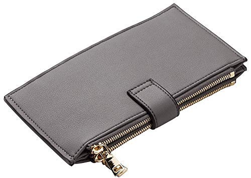 Travelambo Slim RFID Blocking Leather Wallet for Women - Bifold Credit Card Holder with ID Window | Perfect for Everyday Use, Travel & Gift Giving
