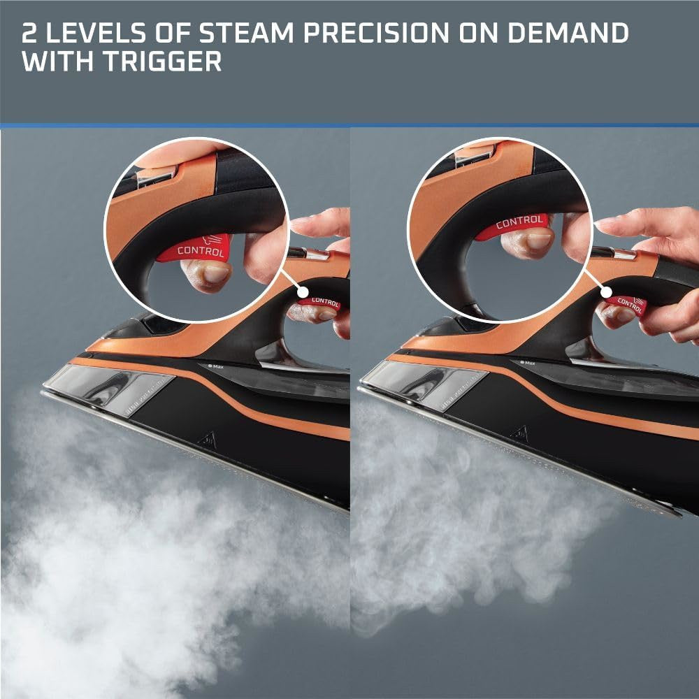 ROWENTA DW9540 SteamForce Pro Garment Steam Iron - Powerful 1800W with 400g/min Steam Output - Perfect for Wrinkles & Fabric Care (Blemished Packaging, Full Warranty) - Ideal for Home, Office & Travel Use