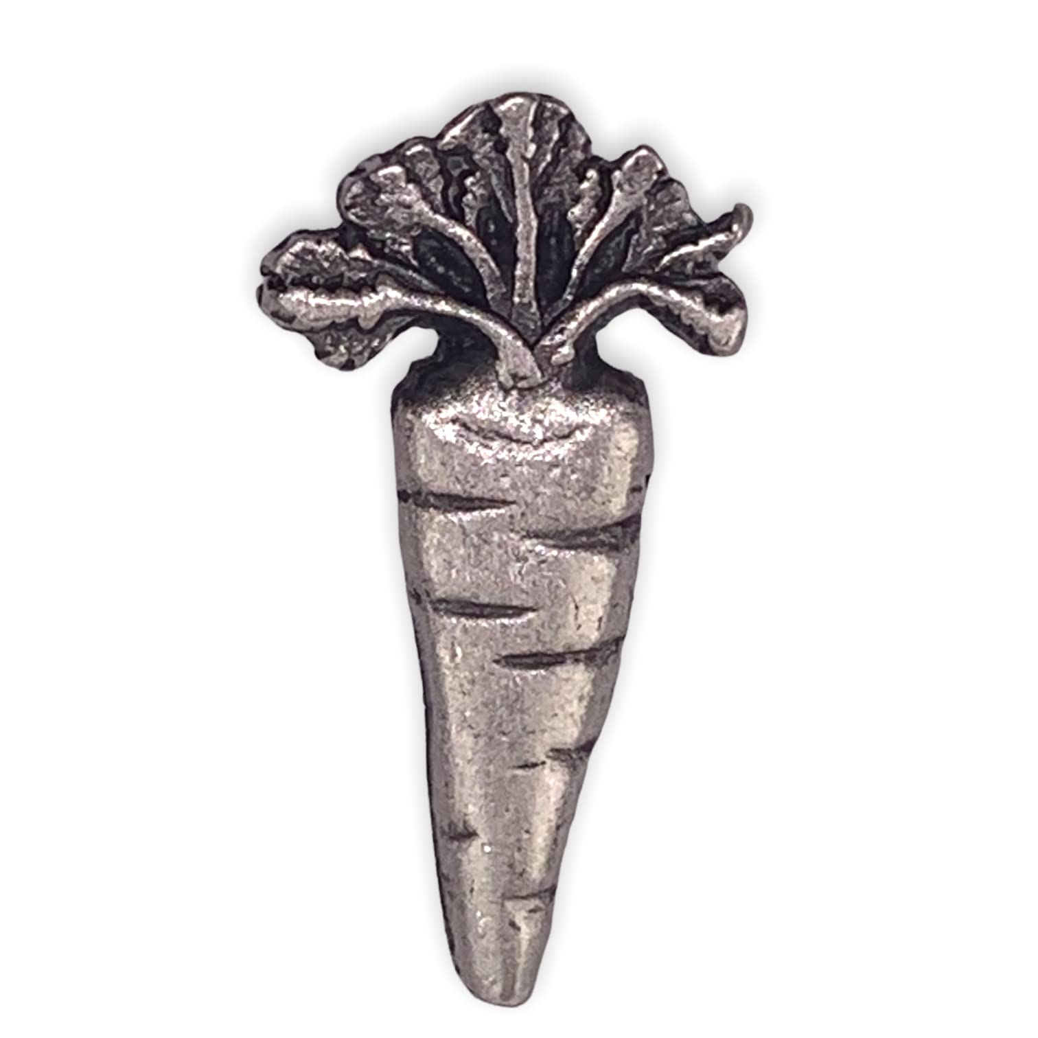 Carrot Lapel Pin - Plant Pins for Backpack & Hat | Easter Bunny Carrot Jewelry for Women Men Kids | Easter Gifts, Vegan Fashion Accessory