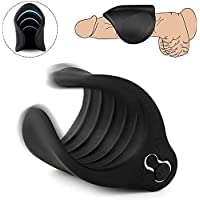 Premium Glans Vibrator for Men - Electric Penis Head Massager & Male Masturbator - Enhance Sexual Pleasure & Endurance - Perfect for Solo Play & Couples Use