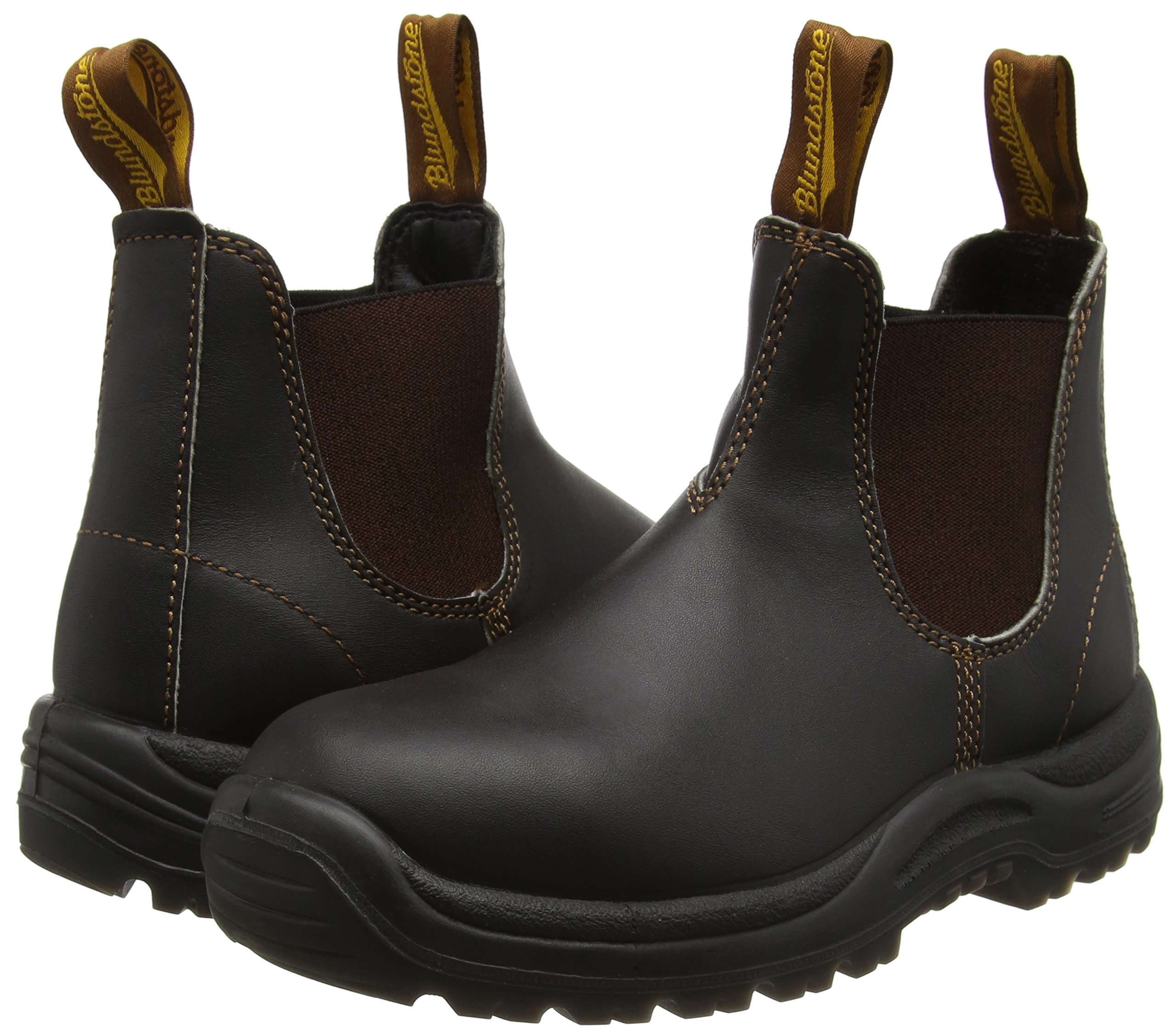 Blundstone Steel Toe Work Boots for Men & Women - SRC Safety Rated Slip Resistant Shoes for Construction, Warehouse & Outdoor Work
