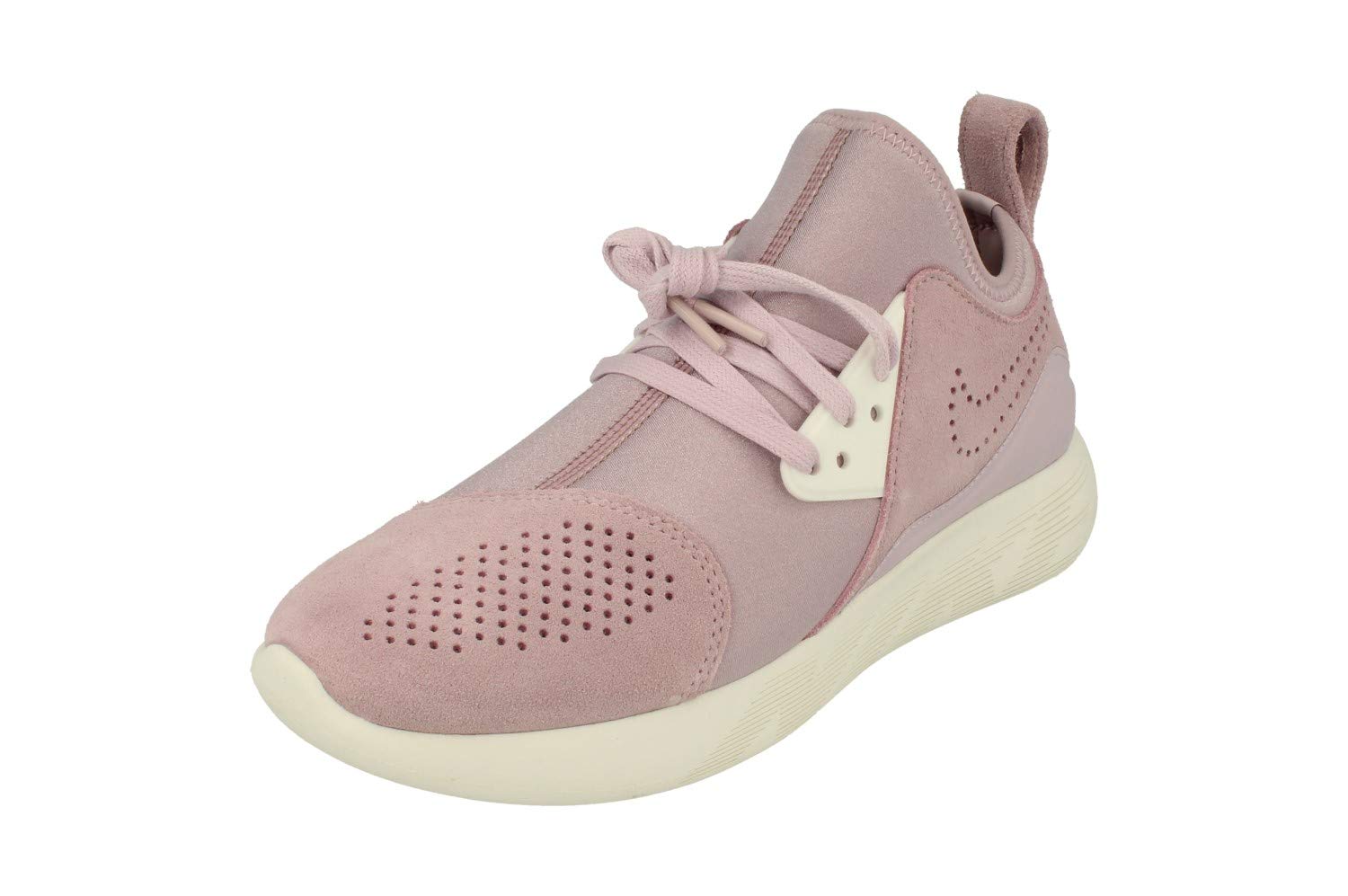 Nike Women's Lunarcharge Premium Running Shoes - Lightweight Cushioned Sneakers for Jogging & Workouts (Size UK 4 US 6.5 EU 37.5, Iced Lilac/Summit White) - Perfect for Gym Training, Marathon Running & Daily Wear