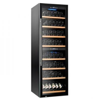 SW180 176 Bottles Dual Zone Wine Cooler Refrigerator - Perfect for Home Bars, Restaurants, and Wine Cellars