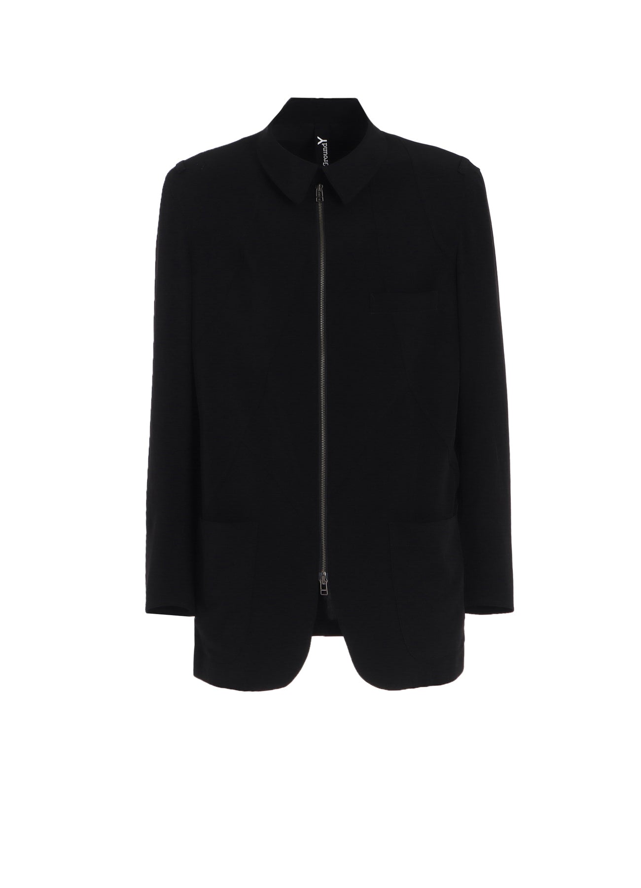 Stylish Crepe de Chine Zip Jacket - Lightweight & Durable for Women | Perfect for Casual Outings & Office Wear