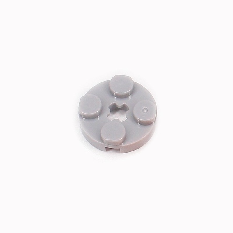 20pcs Cada 4032 Round 2x2 Building Plates with Axle Hole - Perfect for LEGO Technic, MOC Models & DIY Construction Projects